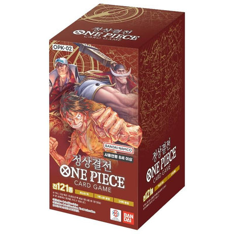 Paramount War OP-02 Box Coreano - One Piece Card Game Bandai