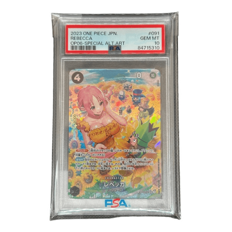 Rebecca Alternate Art PSA 10 OP05-091 - Japanese One Piece Card Game